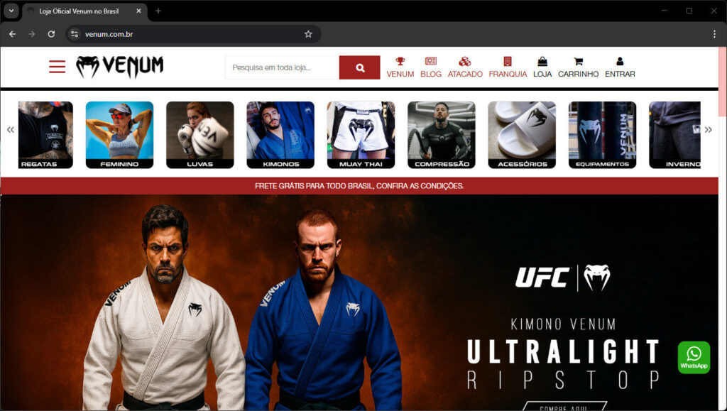 Wordpress completo venum landscape