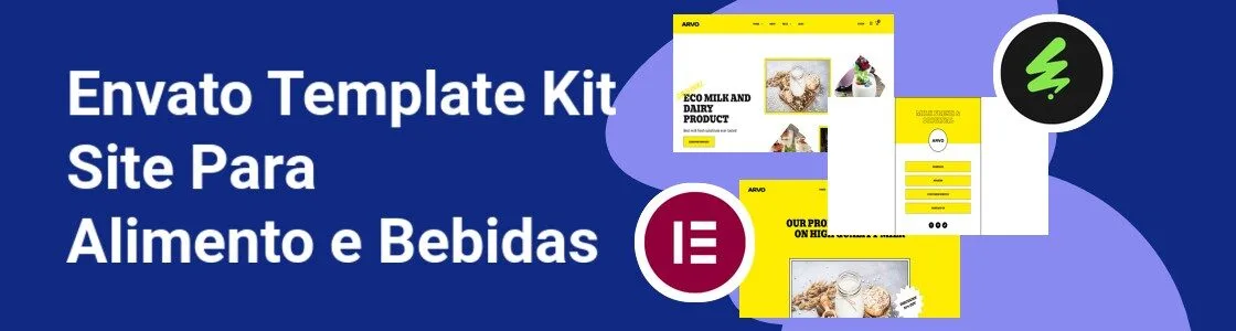 Wordpress completo template kit site para alimento e bebidas P3UYVH6