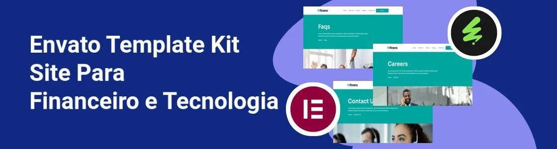 Wordpress completo template kit site para financeiro e tecnologia 8T8NXZL