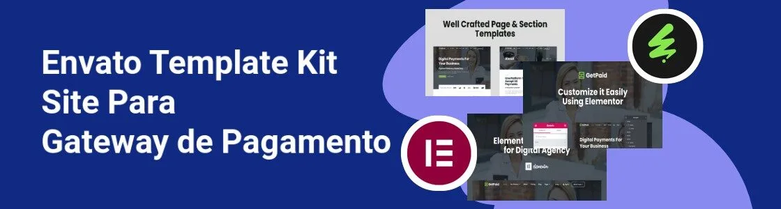 Wordpress completo template kit site para gateway de pagamento JAC26DE