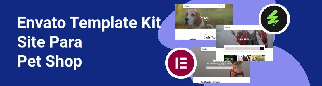 Wordpress completo template kit site para pet shop LQ8N5FH