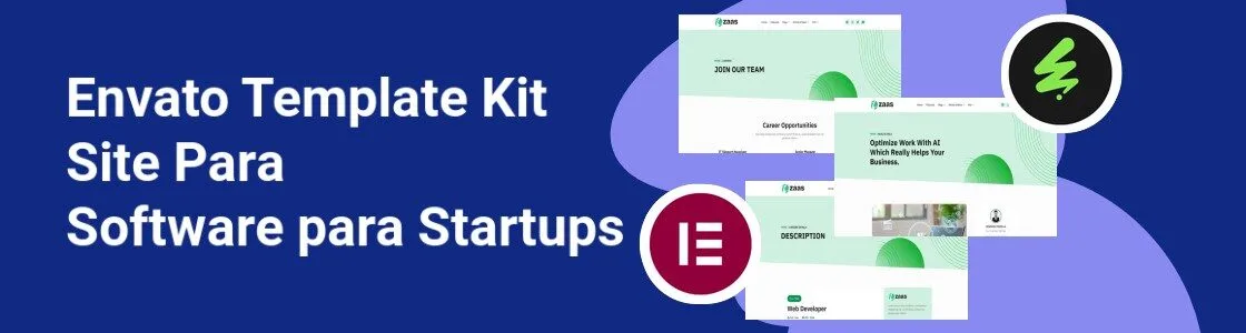 Wordpress completo template kit site para software para startups 5CNVV68