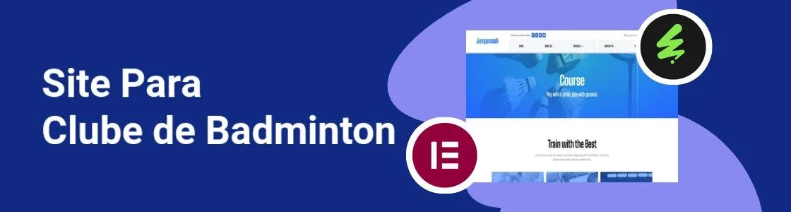 Wordpress completo clube de badminton RBJPURM