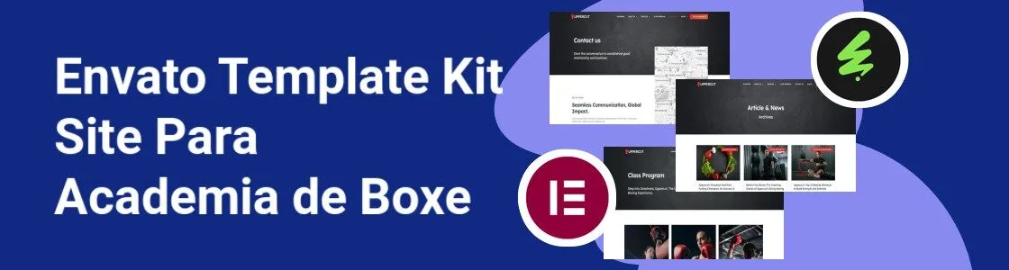 Wordpress completo template kit site para academia de boxe M3Q5FV2