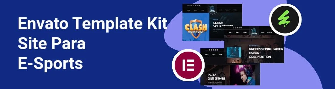 Wordpress completo template kit site para e sports J396HS5