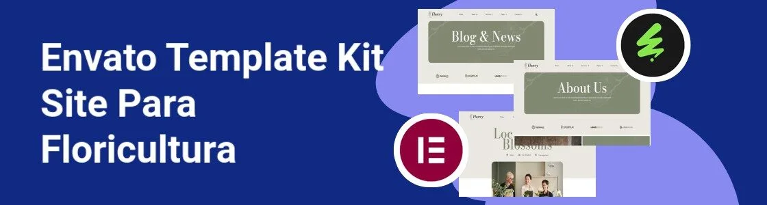 Wordpress completo template kit site para floricultura ZMMDRSP