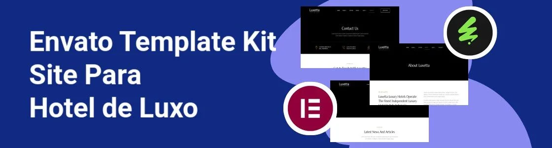 Wordpress completo template kit site para hotel de luxo YE92UJU