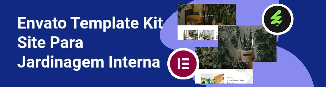 Wordpress completo template kit site para jardinagem interna RKD74PY