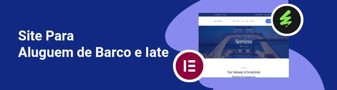 Wordpress completo aluguem de barco e iate GG38VMS