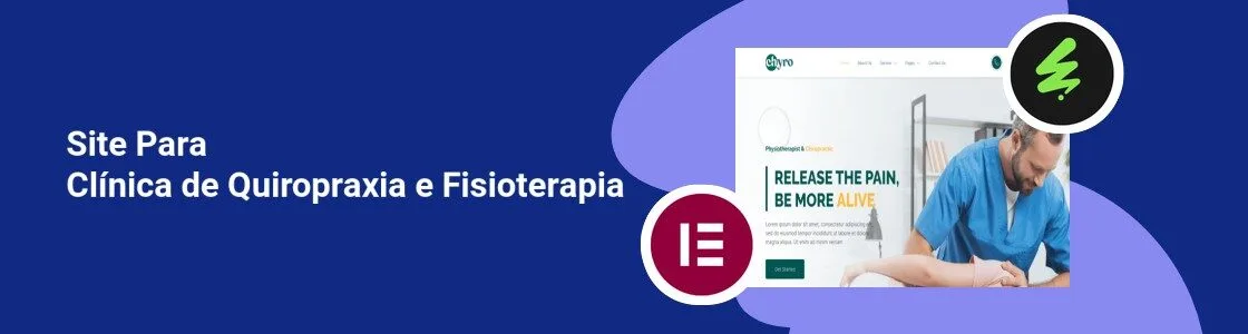 Wordpress completo clinica de quiropraxia e fisioterapia C836XAF