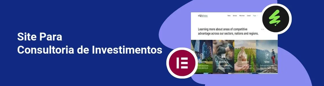 Wordpress completo consultoria de investimentos RBYEP43