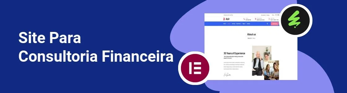 Wordpress completo consultoria financeira HRA49NM 1