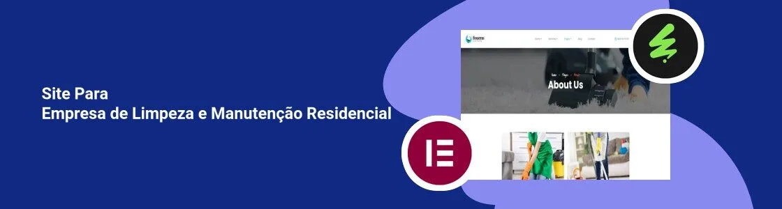 Wordpress completo empresa de limpeza e manutencao residencial QFND7ZN