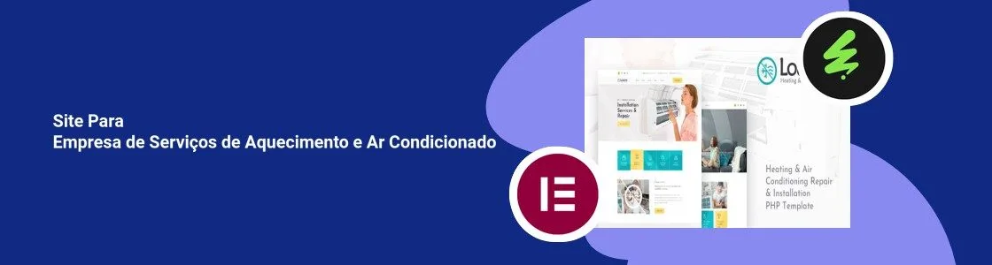 Wordpress completo empresa de servicos de aquecimento e ar condicionado E2CSAQE