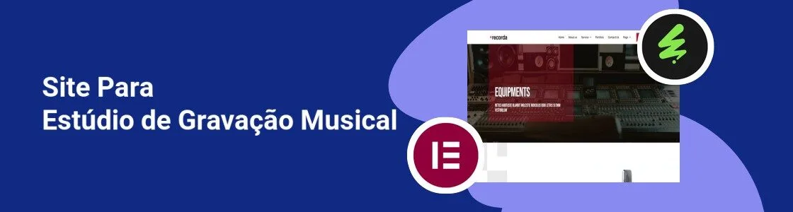 Wordpress completo estudio de gravacao musical D9P4CMG