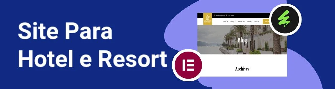 Wordpress completo hotel e resort 99XMEBU