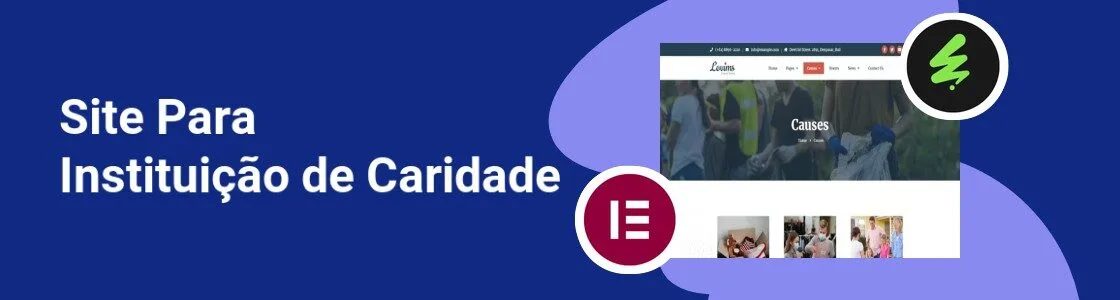 Wordpress completo instituicao de caridade GEFNPTA