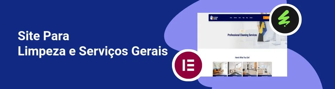 Wordpress completo limpeza e servicos gerais BAN4USW