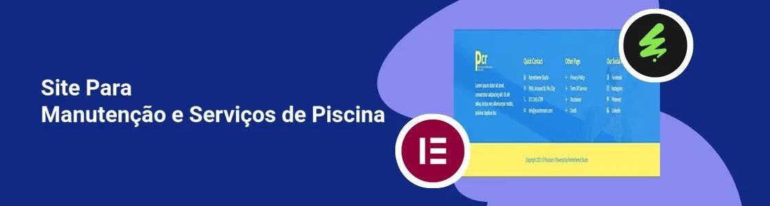 Wordpress completo manutencao e servicos de piscina EBG2ZUC
