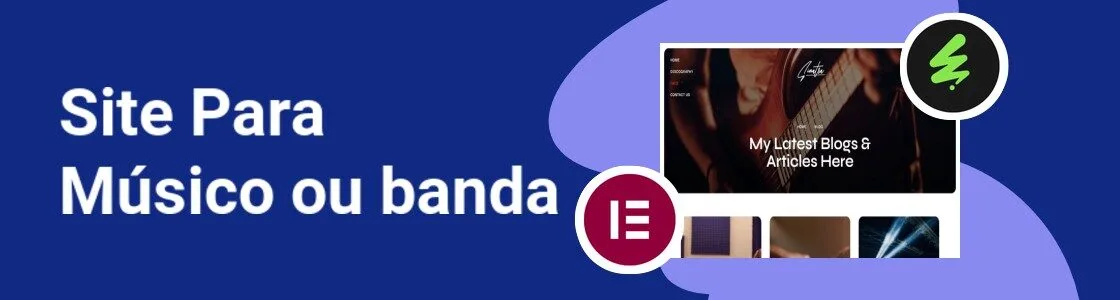 Wordpress completo musico ou banda KMTQMUX