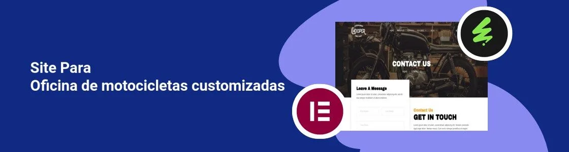 Wordpress completo oficina de motocicletas customizadas KCX8XBR