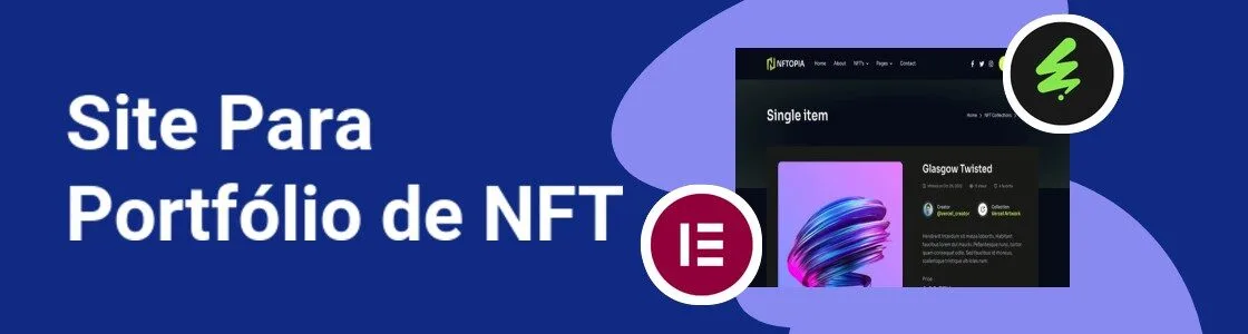 Wordpress completo portfolio de nft CX5N3U8