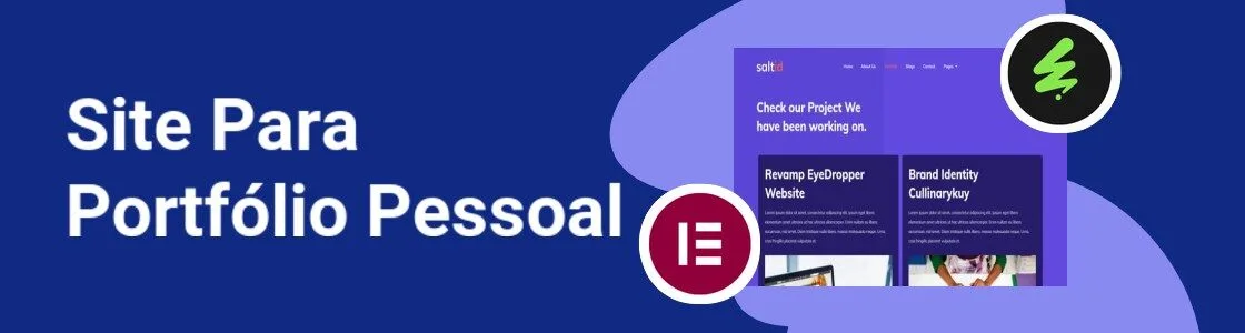 Wordpress completo portfolio pessoal EMDA3DB