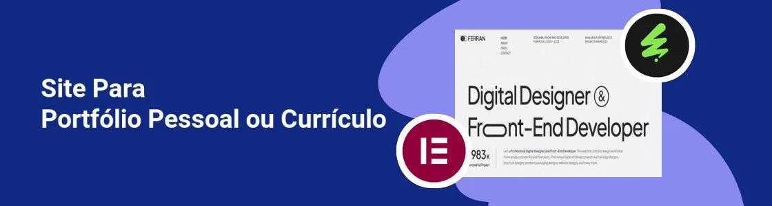 Wordpress completo portfolio pessoal ou curriculo 4CQMMC9