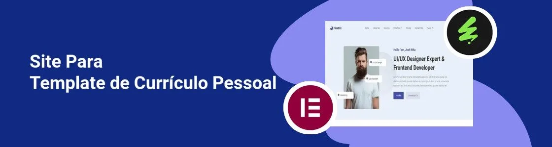 Wordpress completo template de curriculo pessoal RFTG8MG