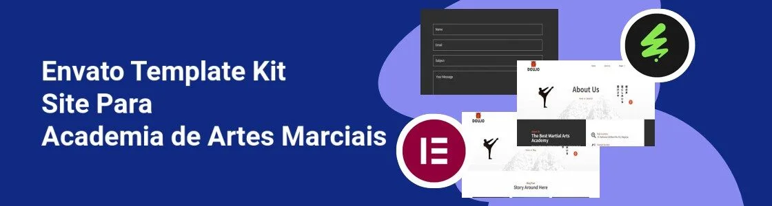 Wordpress completo template kit site para academia de artes marciais ZUUNSMN