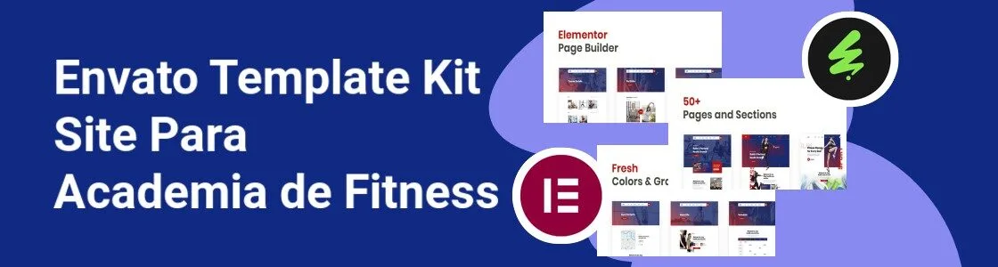 Wordpress completo template kit site para academia de fitness XFQ3BKQ