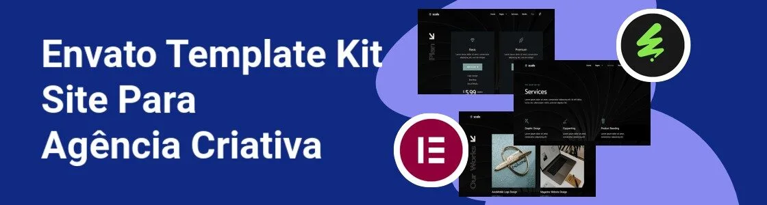 Wordpress completo template kit site para agencia criativa 58WUVW2