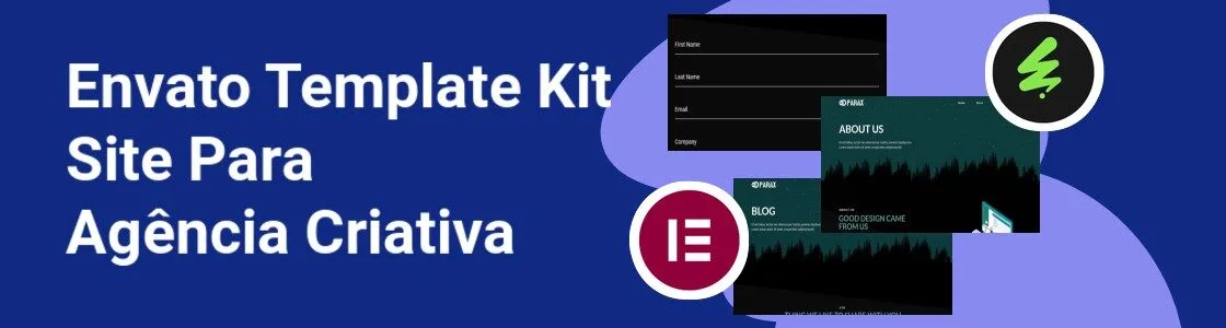 Wordpress completo template kit site para agencia criativa MDVAF7T