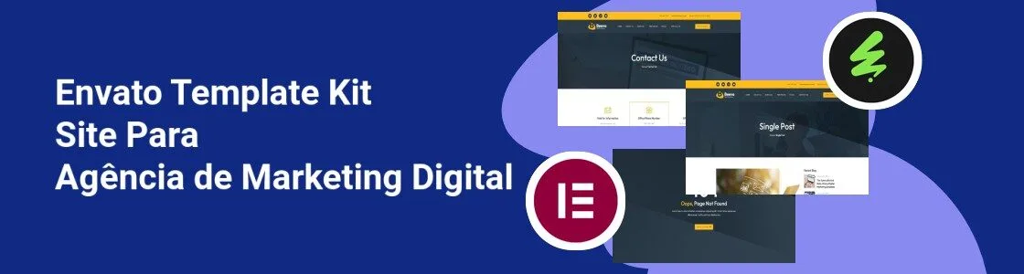 Wordpress completo template kit site para agencia de marketing digital 3EYYCF4