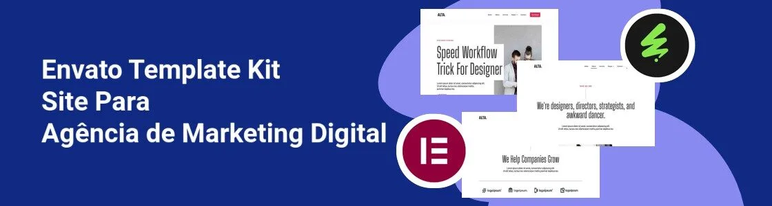 Wordpress completo template kit site para agencia de marketing digital 4GFHNJ8