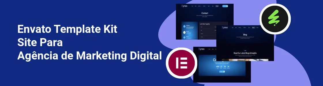 Wordpress completo template kit site para agencia de marketing digital 6D6VFE6