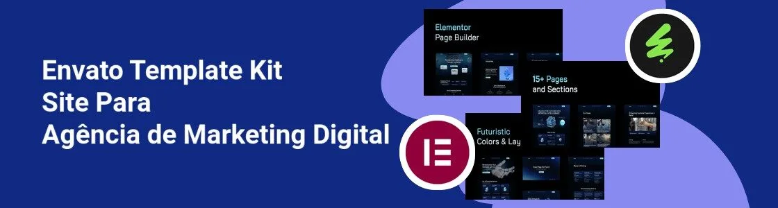 Wordpress completo template kit site para agencia de marketing digital D344XL6