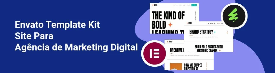 Wordpress completo template kit site para agencia de marketing digital DTNECUM