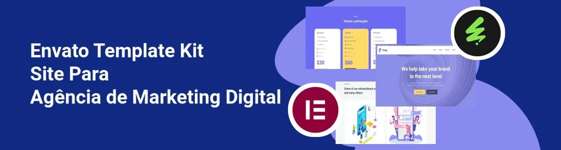 Wordpress completo template kit site para agencia de marketing digital QNPBC97