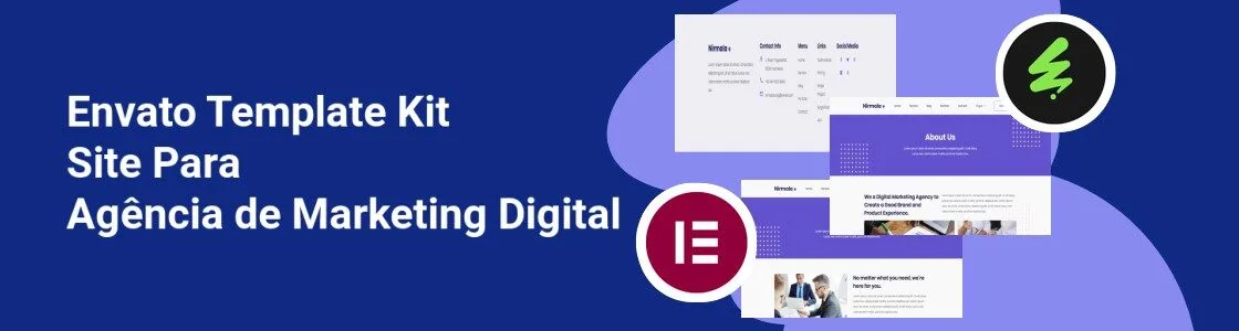 Wordpress completo template kit site para agencia de marketing digital TALM3JP