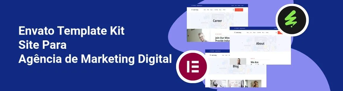 Wordpress completo template kit site para agencia de marketing digital X9WYFYA