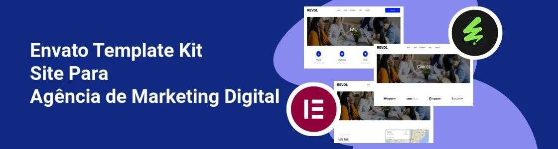 Wordpress completo template kit site para agencia de marketing digital Z54NZG6