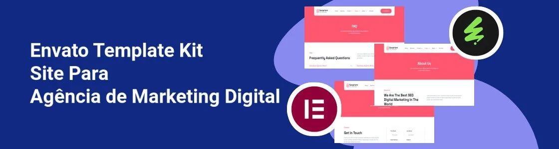 Wordpress completo template kit site para agencia de marketing digital ZE8VSNL