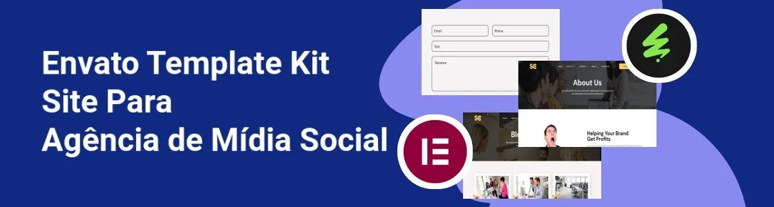 Wordpress completo template kit site para agencia de midia social 2DLXWRX