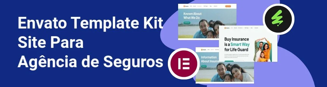 Wordpress completo template kit site para agencia de seguros FCDFBWB