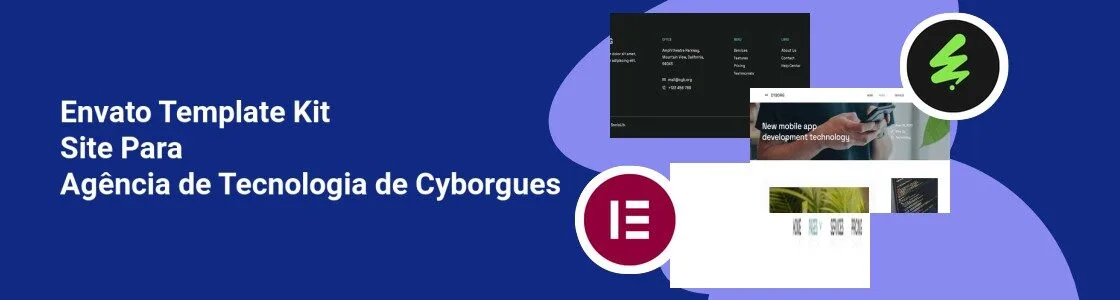 Wordpress completo template kit site para agencia de tecnologia de cyborgues CQ8JGE7