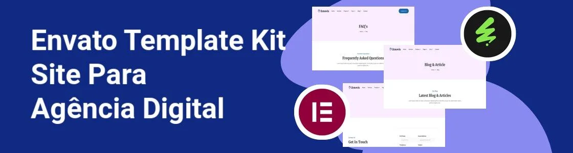 Wordpress completo template kit site para agencia digital YWLDA36