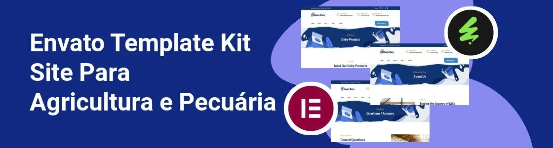 Wordpress completo template kit site para agricultura e pecuaria SJXU7GL