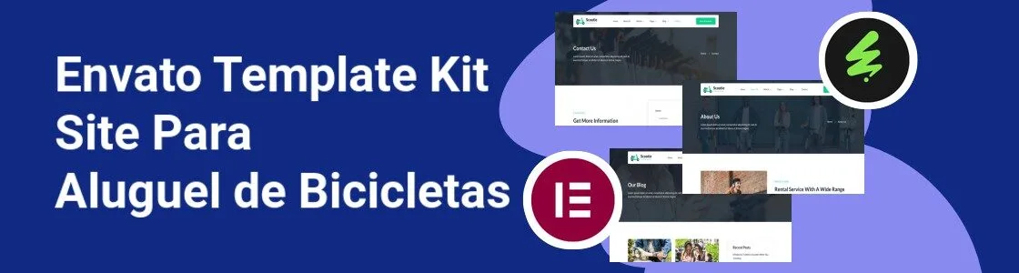 Wordpress completo template kit site para aluguel de bicicletas PJP2GMD
