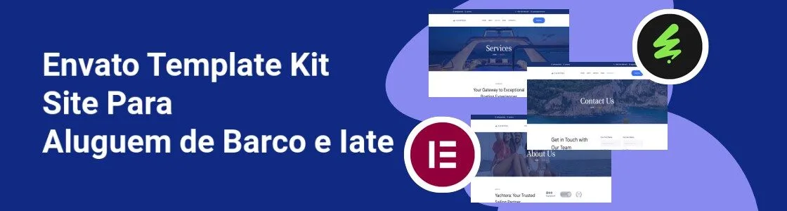 Wordpress completo template kit site para aluguem de barco e iate GG38VMS